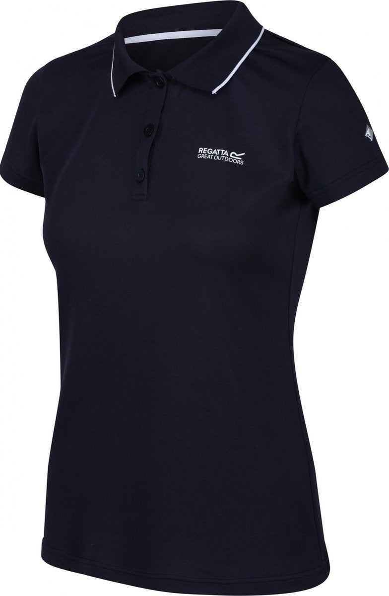Regatta - Women's Maverick V Short Sleeve Polo Shirt - Outdoorshirt - Vrouwen - Maat 50 - Blauw