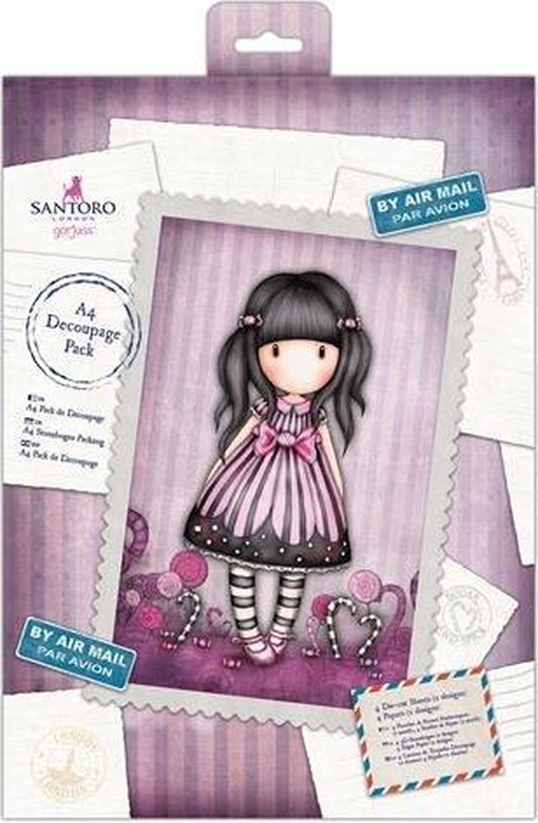A4 Decoupage Pak - Santoro - Sugar and Spice