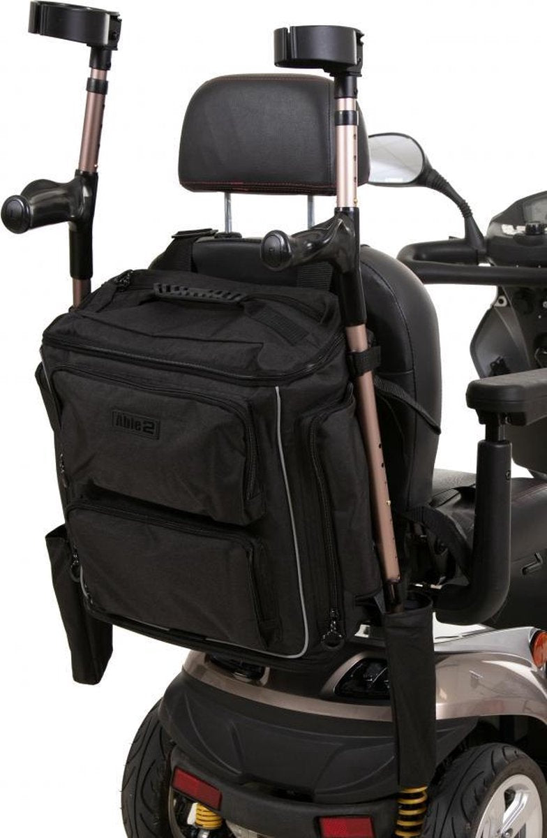 Torba Luxe Rolstoel & Scootmobieltas - Outdoor Tas - Zwart