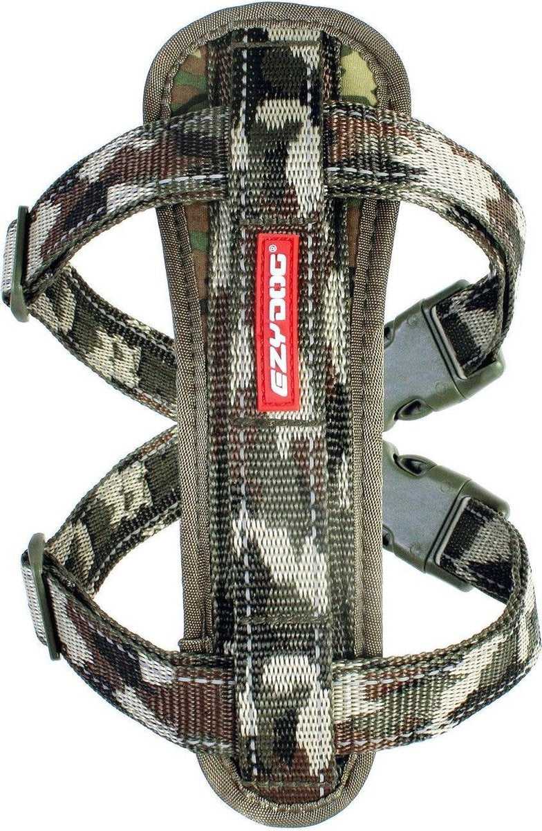 EzyDog Chest Plate Hondenharnas / tuig - L - Camouflage