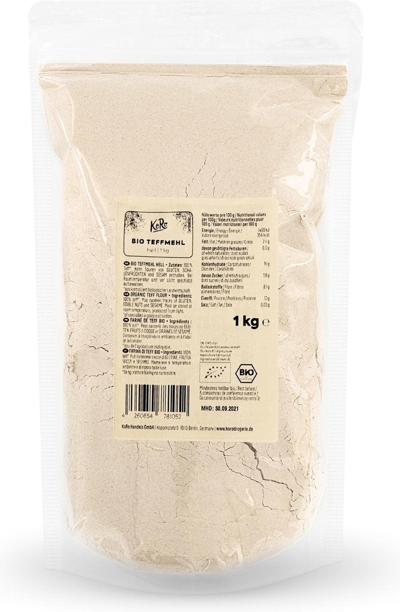 KoRo | Biologisch teffmeel licht 1 kg