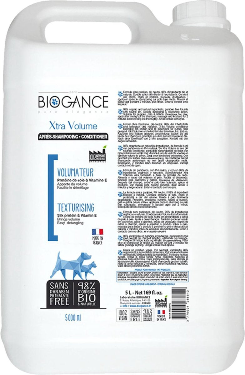 Biogance hond/kat conditioner xtra volume 5L