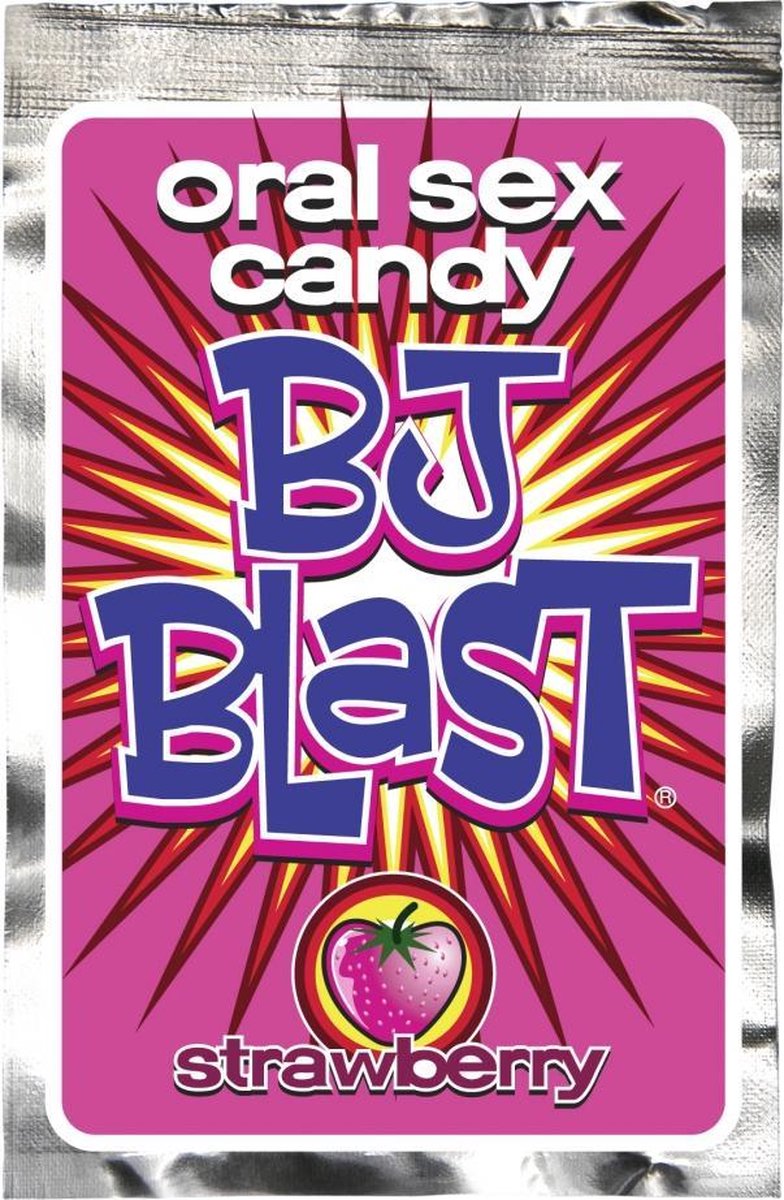 Pipedream Funny Novelties Erotisch snoep BJ Blasttrawberry 18gr