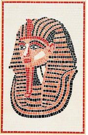 Mozaïek Toetankhamon- Steen