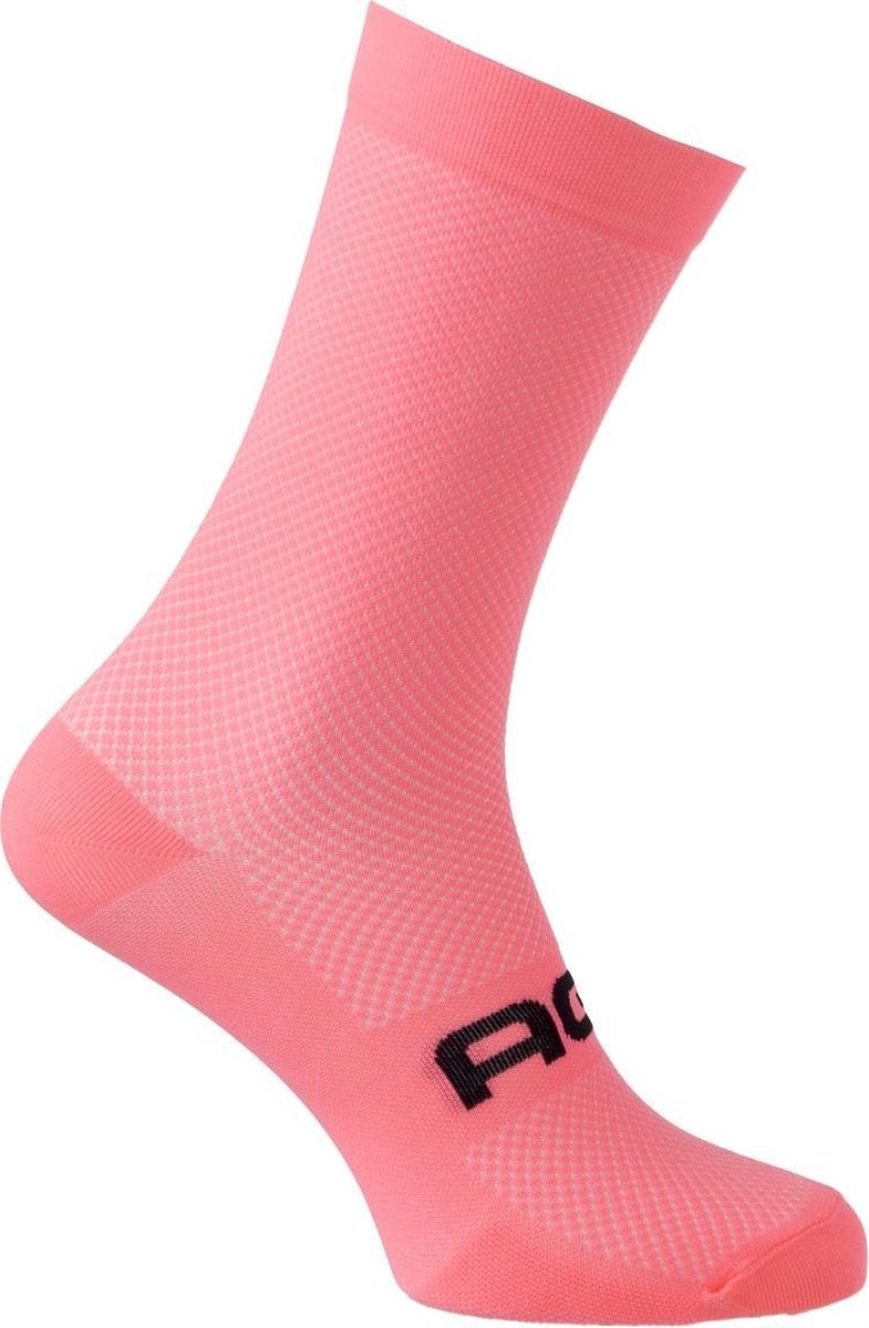 AGU Solid Fietssokken - Roze - L/XL