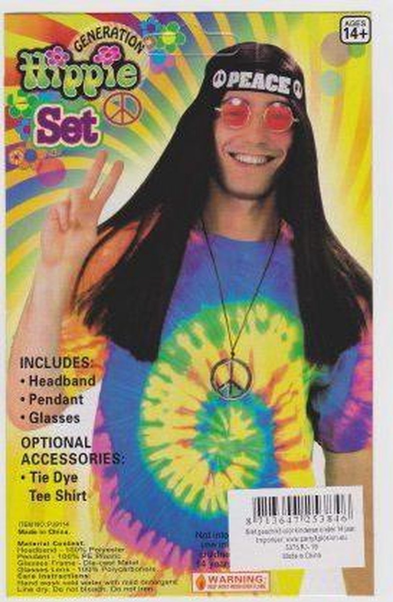 hippie set - 3 delig- bril