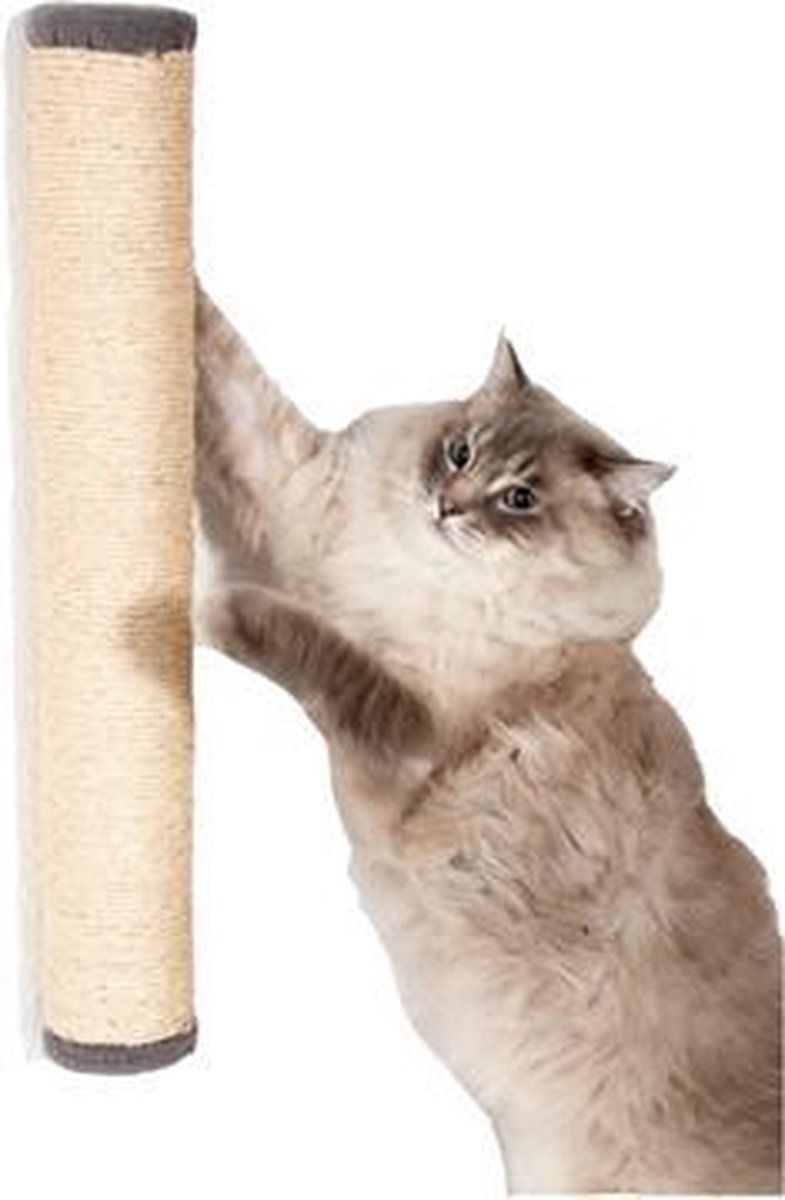 Wall post scratcher beige/grey 59cm