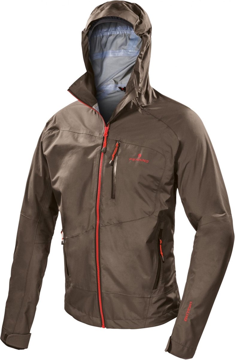 Ferrino Outdoorjack Acadia Jkt Heren Bruin Maat L