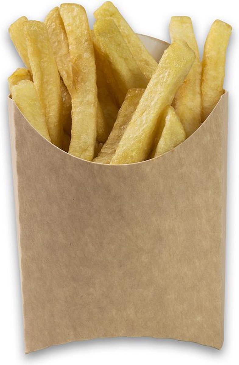 Fonkels Frietscoop -  Amerikaans Frietbakje - Karton