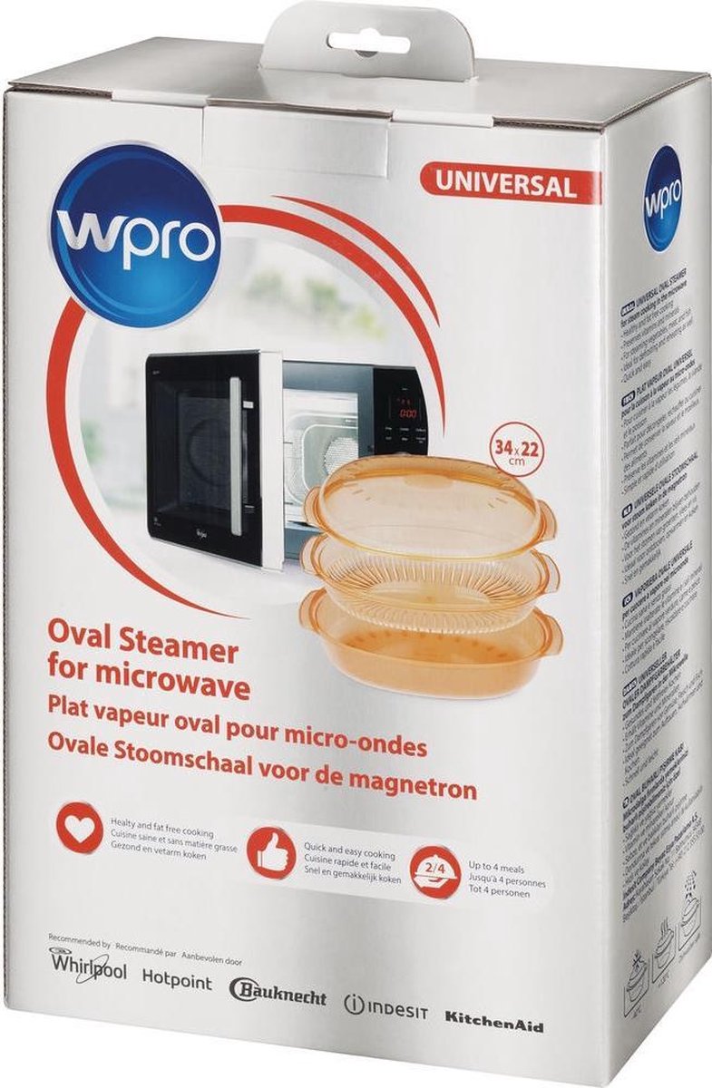 WPRO Stoomschotel Ovaal 2