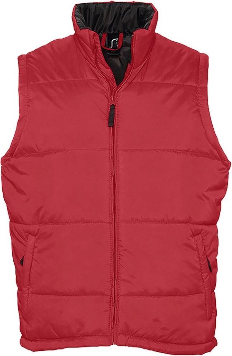 SOLS Warm Unisex Gewatteerd Bodywarmer Jasje (Rood)