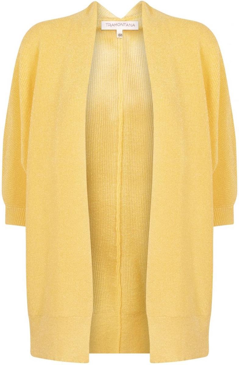 Tramontana Cardigan Yellow Lurex - XS/S