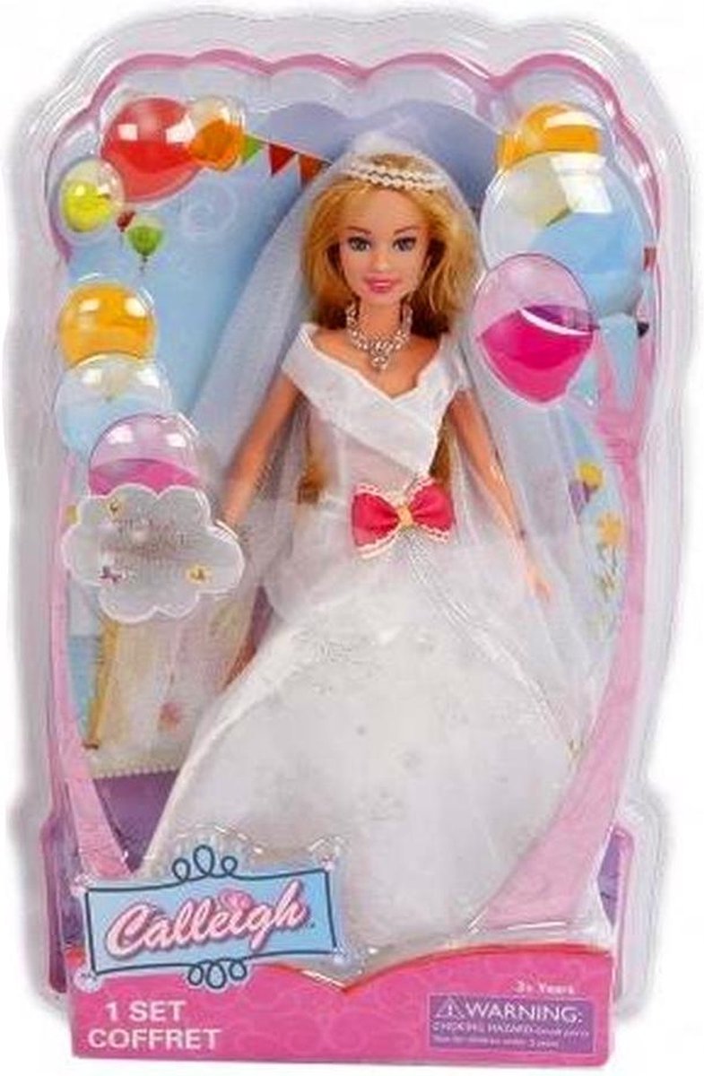 Toys Amsterdam Tienerpop Calleigh Meisjes 29 Cm Wit 2-delig