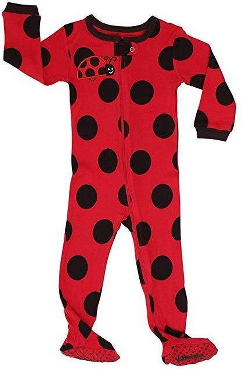 Meisjes Pijama Katoen Met Polka Stippen Ontwerp (Maat 18-24 Maanden)