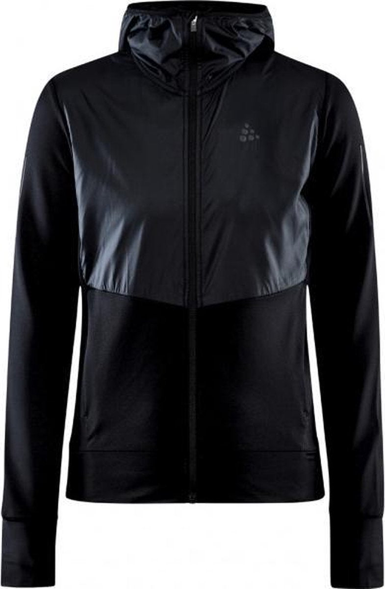 Craft Adv. Jersey Hoodie Jack Dames - zwart - maat S