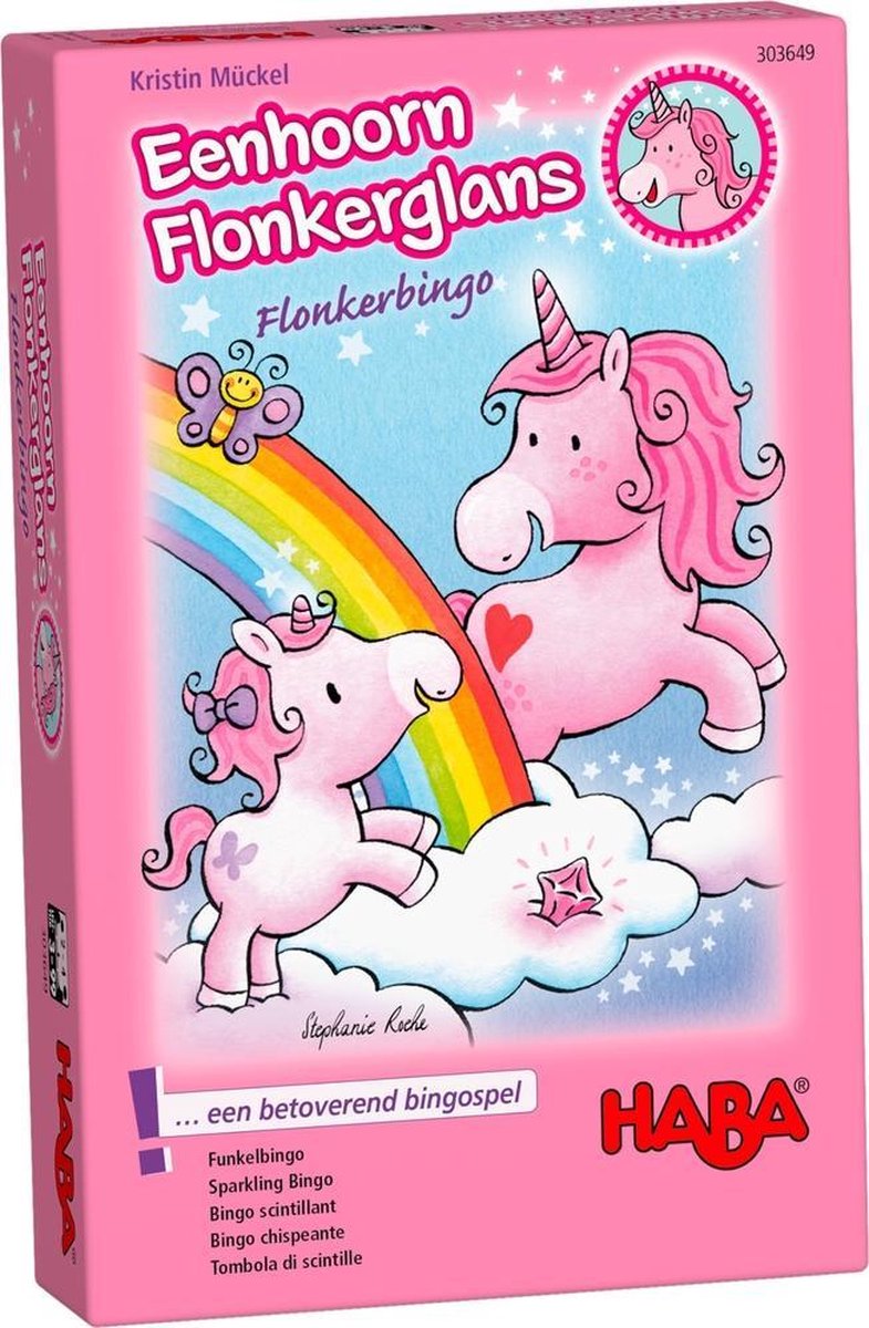 Spel - Eenhoorn Fonkerglans - Flonkerbingo - 3+