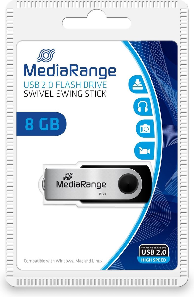 MediaRange MR908 - USB-stick - 8 GB