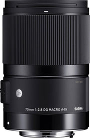 Sigma 70mm F2.8 DG Macro SLR Canon Macrolens Zwart