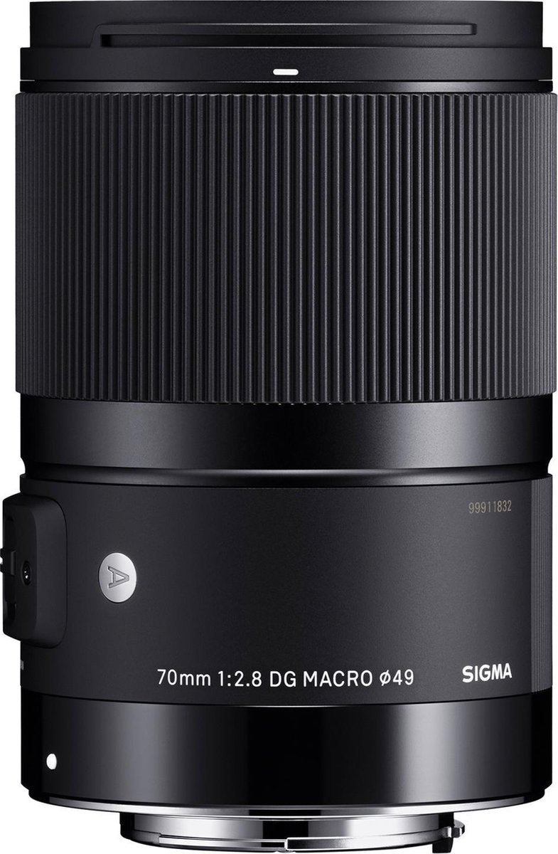 Sigma 70mm F2.8 DG Macro SLR Canon Macrolens Zwart