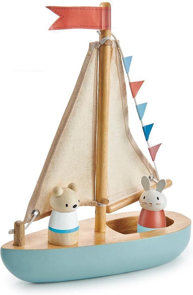 Tender Leaf Toys Sailway Boat