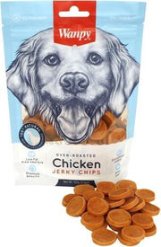 Wanpy oven-roasted chicken jerky chips - 100 gr - 1 stuks