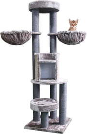 Petrebels Cottage 186 krabpaal - Cappuccino - 186 cm - voor zware katten