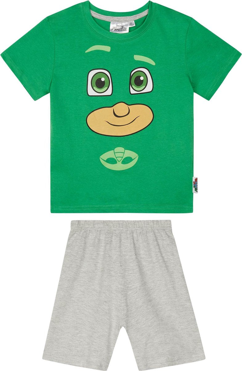 PJ-Masks Pyjama met korte mouw - groen - Maat 98