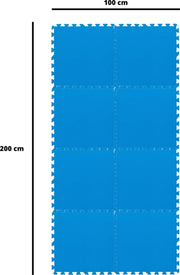 Bestway - zwembad looppad tegels - 50 cm x 50 cm - 2 m2 - blauw - 8 stuks