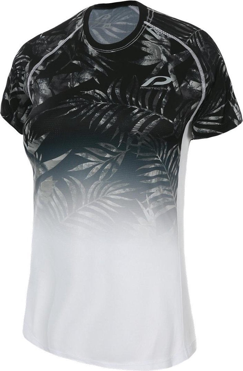 Protective Fietsshirt P-greenthumb Dames Polyester Zwart/wit Maat 42