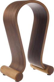 Houten Koptelefoonhouder Maclean MC-815O Hoofdtelefoonstandaard walnoot