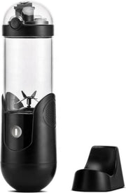 Portable Blender Premium - Zwart - Met Gratis Beschermhoes - Draadloos & Draagbaar - Mix & Go - Smoothies & Shakes Zwart - Italiaans Design - Idailyfit