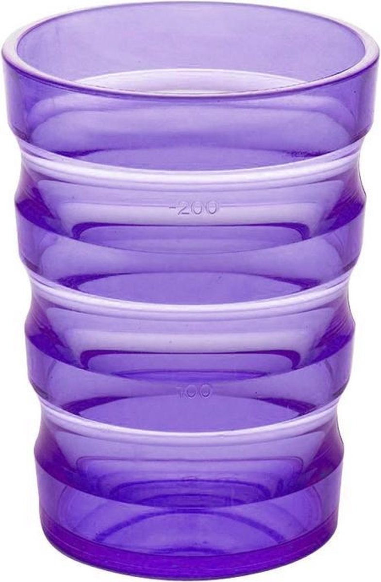 Comforthulpmiddelen Ribbelbeker Sure Grip - violet