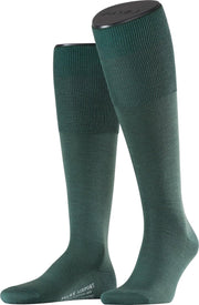 FALKE Airport Heren Kniekous 15435 - Groen 7504 malachite Heren - 47-48