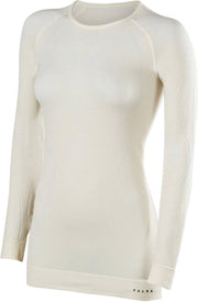 FALKE Wool Tech LS Shirt Comfort Dames 33211 - Ivoor 2041 offwhite Dames - XL