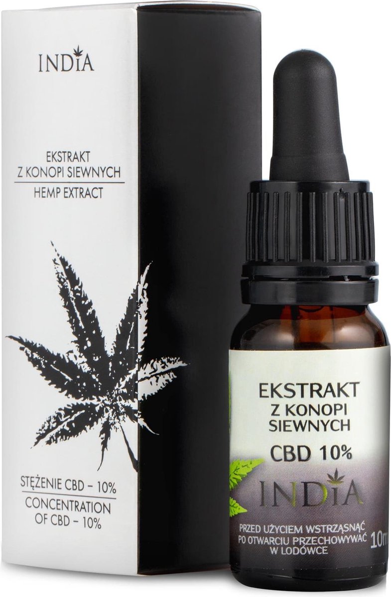India Cosmetics |Biologisch CBD Olie 10% CBD 1000mg |Volledig natuurlijke CBD oliën