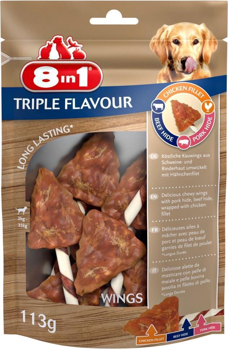 6x 8in1 Triple Flavour Wings 6 stuks