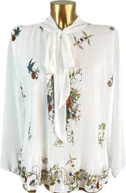 Addy van den Krommenacker plisse Birth  blouse - M/L