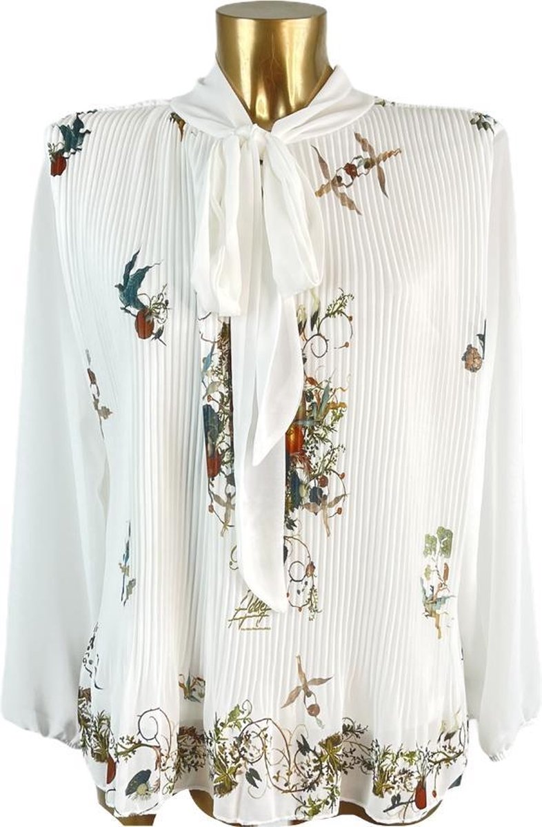 Addy van den Krommenacker plisse Birth  blouse - M/L