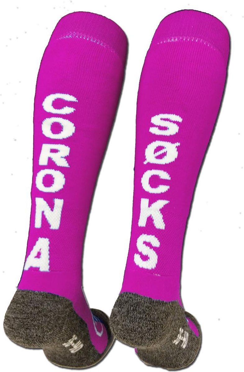 CORONA SØCKS Sportsokken Fluo Roze