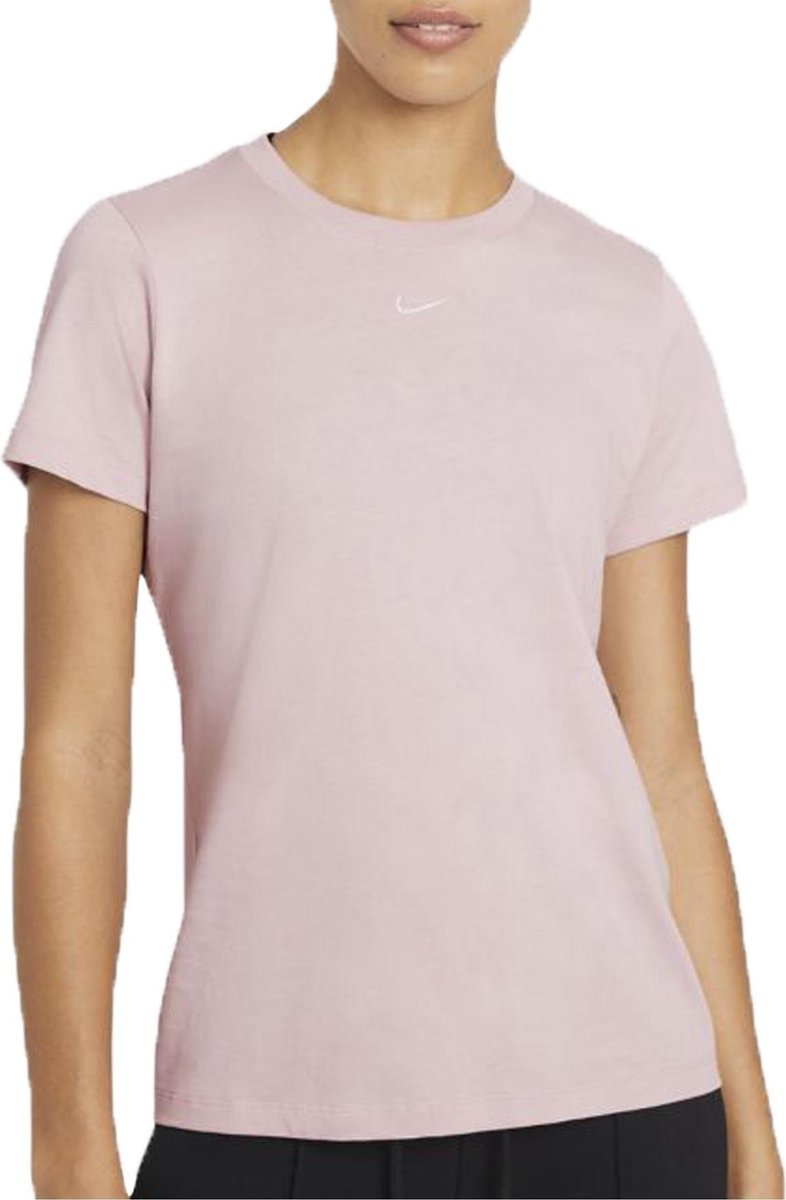 Nike Nike Sportswear Essential Sportshirt - Maat M  - Vrouwen - roze