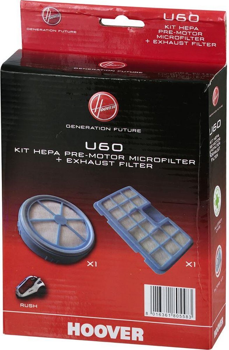 HOOVER - FILTERSET + HEPA / MOTOR  - U60 - 35600936