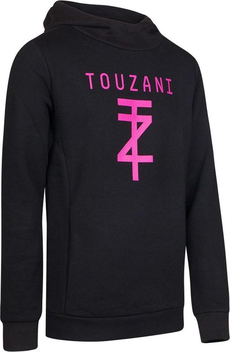 Touzani TZ-Hoodie Jr. - Black/Magenta - 80% Cotton / 20% Polyester - Maat: 128