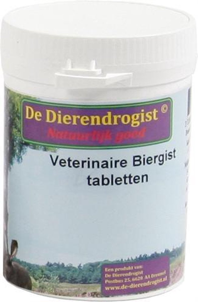 Dierendrogist biergist tabletten - 400 st - 1 stuks