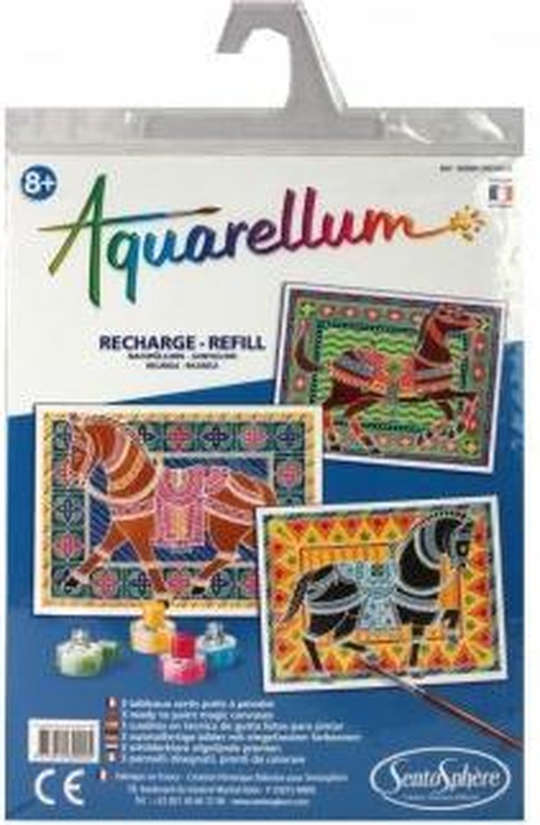 Aquarellum Navulling - Paarden