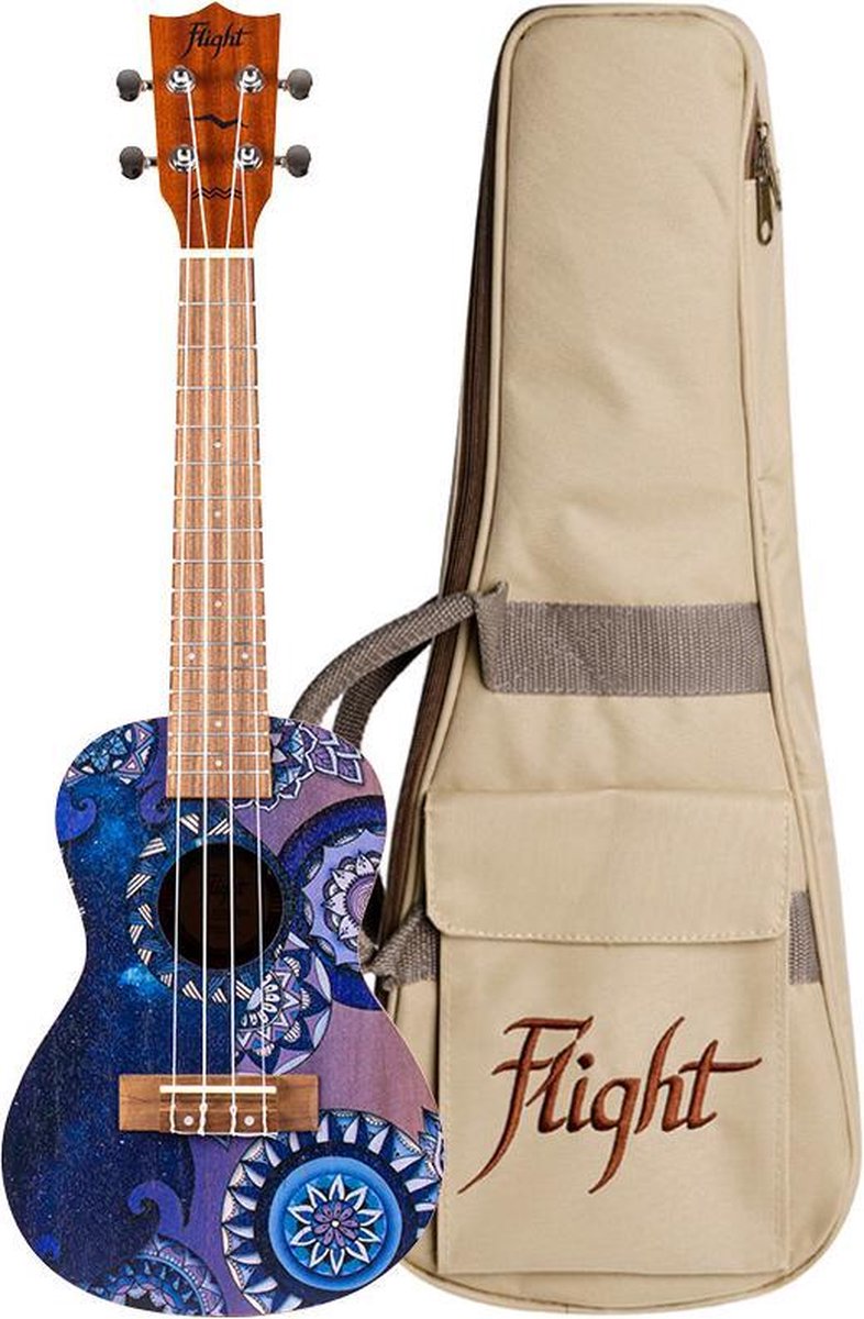Flight Concert Ukelele Stardust - Art Series
