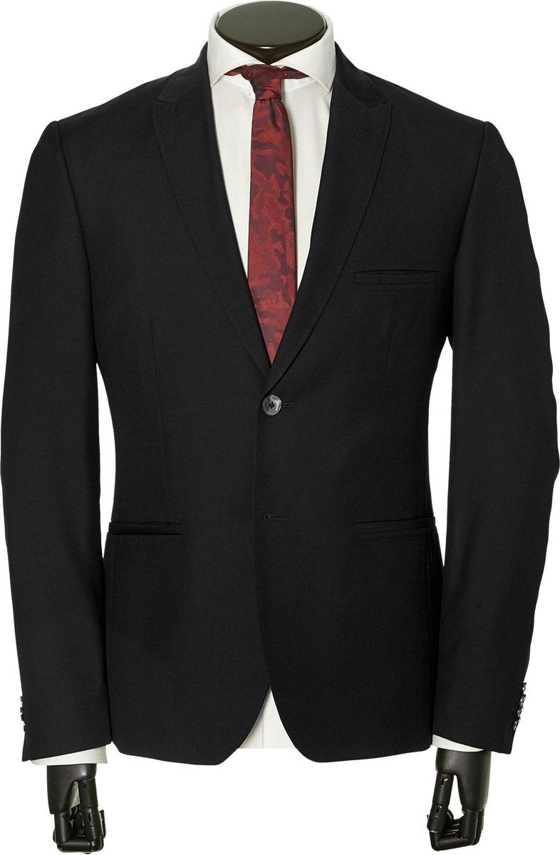 City Line By Nils Kostuum - Slim Fit - Zwart - 44