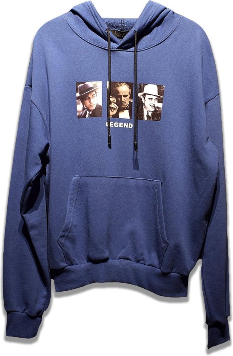 "LEGEND" HOODIE XL blauw