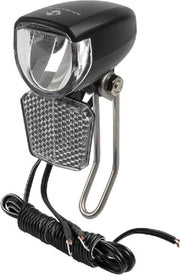 M-wave Koplamp Apollon D 30 Dynamo Led Rvs Zwart