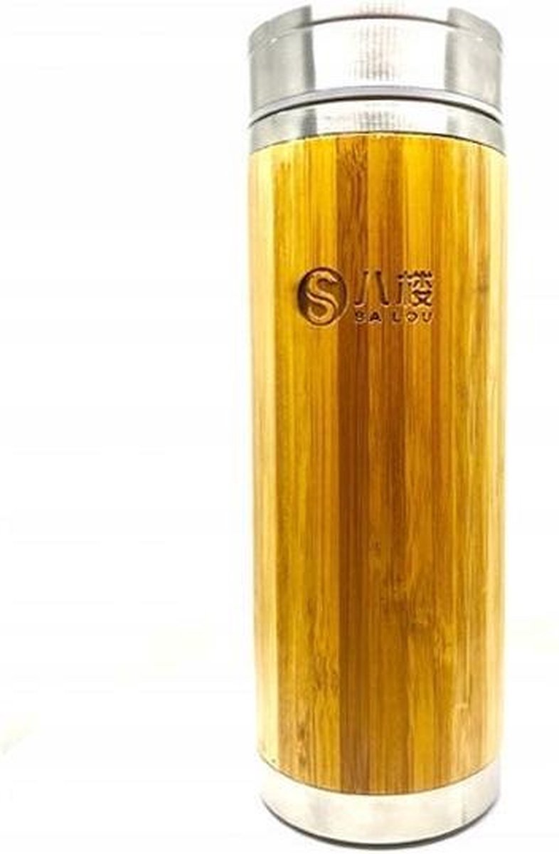 Doodadeals® | Ba Lou Bamboe Thermosfles 320 ml