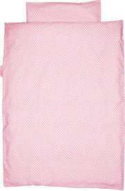 Taftan - Dekbedovertrek polkadots - 100 x 135 cm - roze